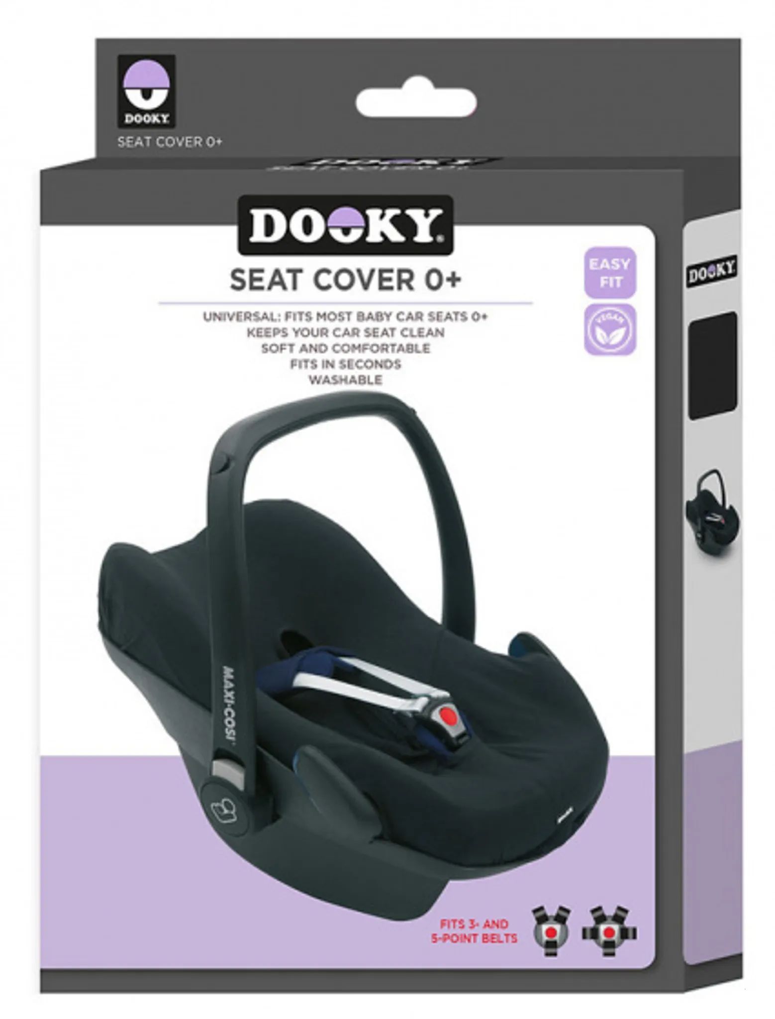 Dooky Seat Cover 0+ Black